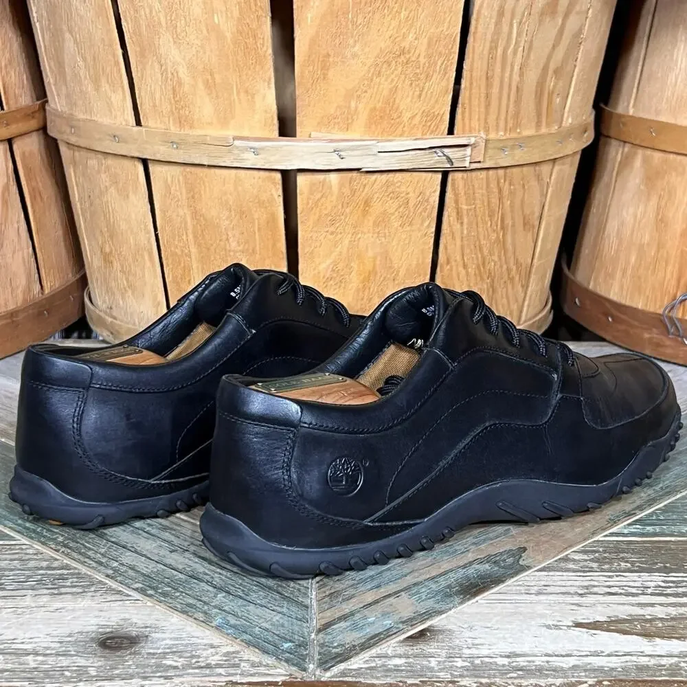 Timberland Earthkeepers Martlar Lace Black Leather Comfort Oxfords Mens Size 8.5